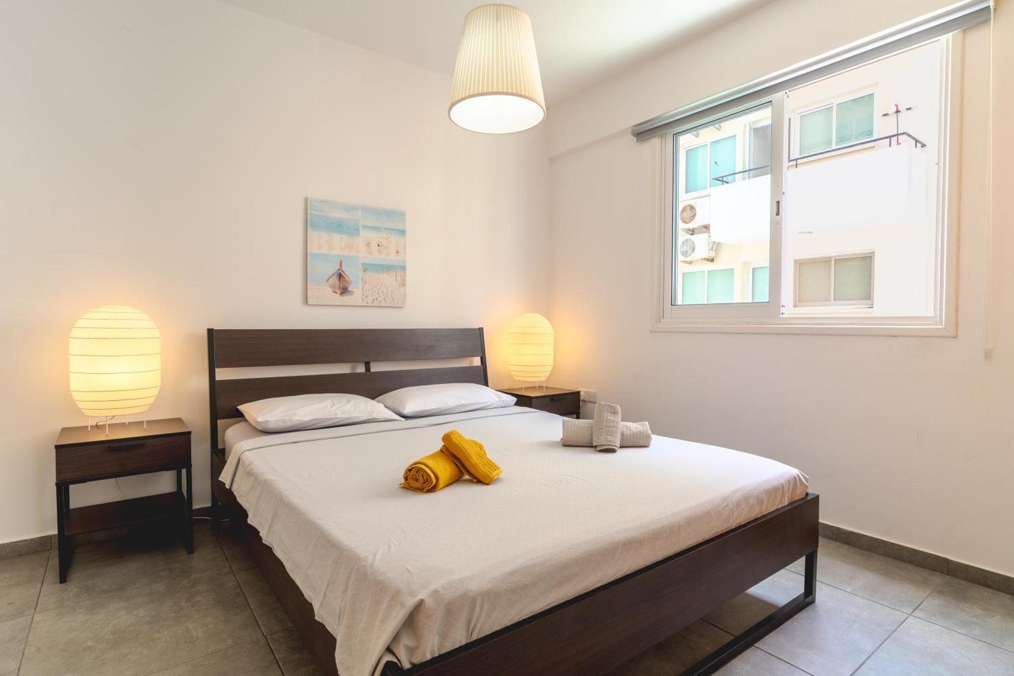 Ferienwohnung Kave Blue Mackenzie 1 Bdr Flat with Pool Larnaka Exterior foto